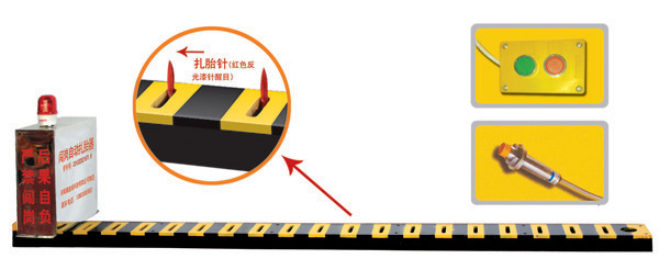 灌阳县V3嵌入式闯岗自动扎胎器/阻车器